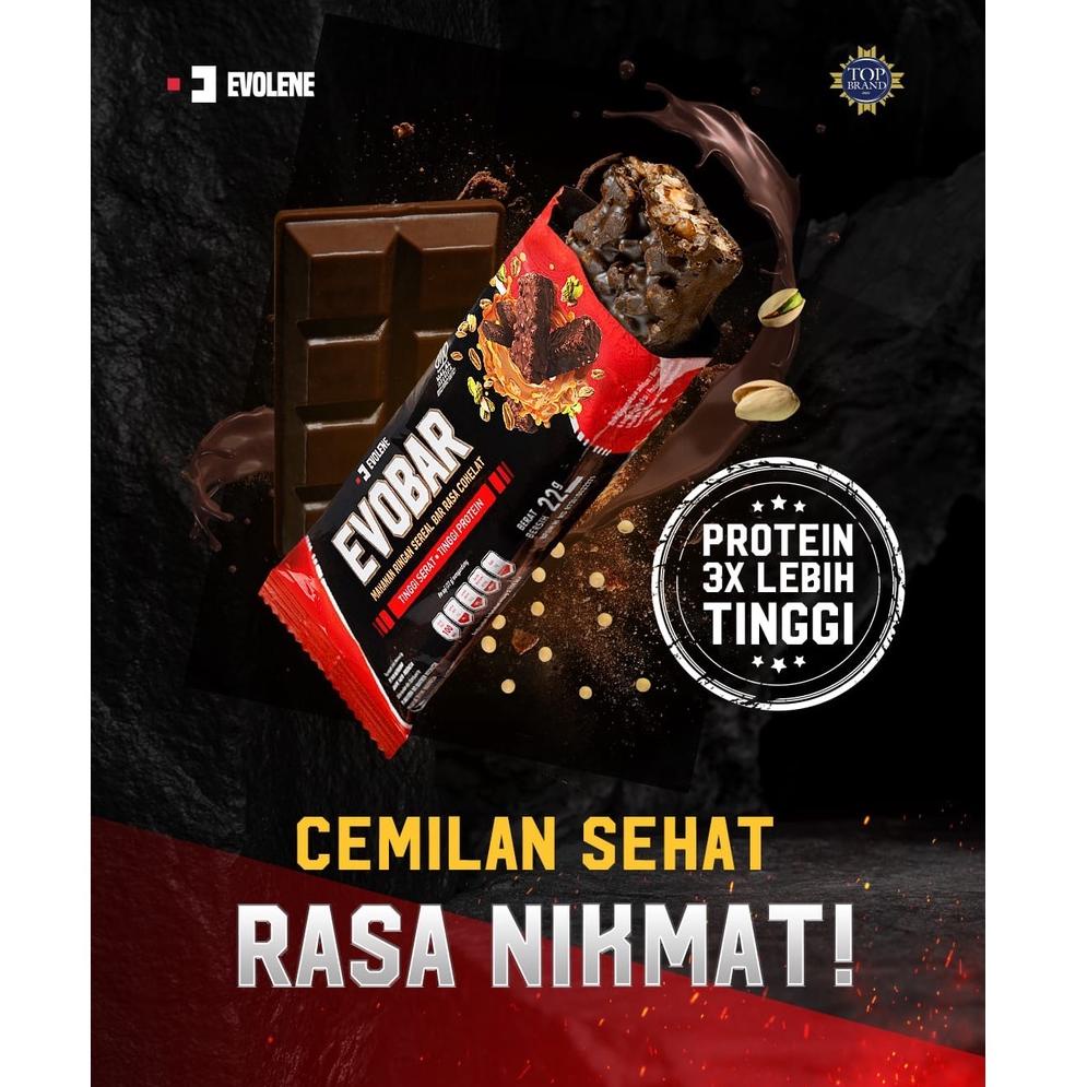 

NEW PRODUCT !! Protein Bar - Evobar Coklat [KODE 781]