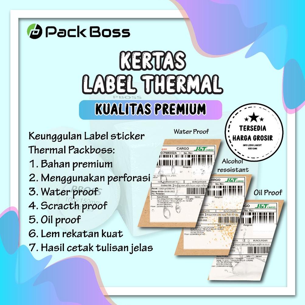 

(BISA COD) LABEL RESI STICKER THERMAL 80 X 120 isi 500pcs (ROLL) LABEL RESI DIRECT THERMAL !