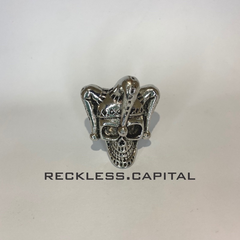 [Bayar di Tempat] Cincin pria/Cincin ring skull/Cincin Couple/ Ring skull/Cincin Titanium/ Cincin Ti
