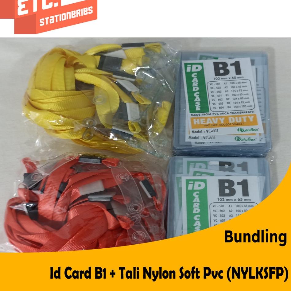 

mnyv -47 Paket Bundling Id Card B1 + Tali Nylon Soft Pvc (NYLKSFP) 141ྉ