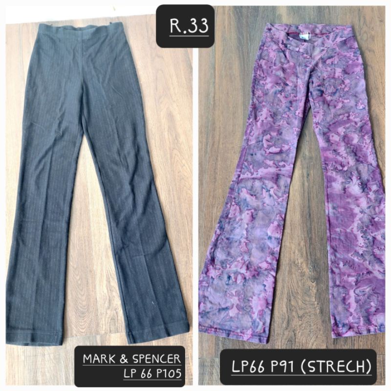 R.33 CELANA PANJANG WANITA BAHAN MARK SPENCER