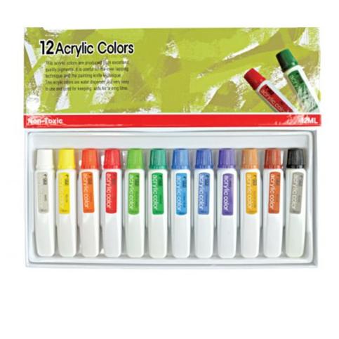 

Cuci Gudang♡ Cat Acrylic 12 Warna Titi Joyko Akrilik Air Kanvas AC-12ml-12 879➧