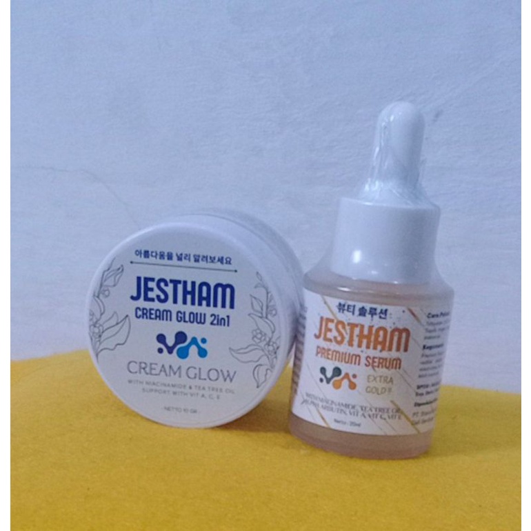 JESTHAM CREAM GLOW 2in1 dan SERUM