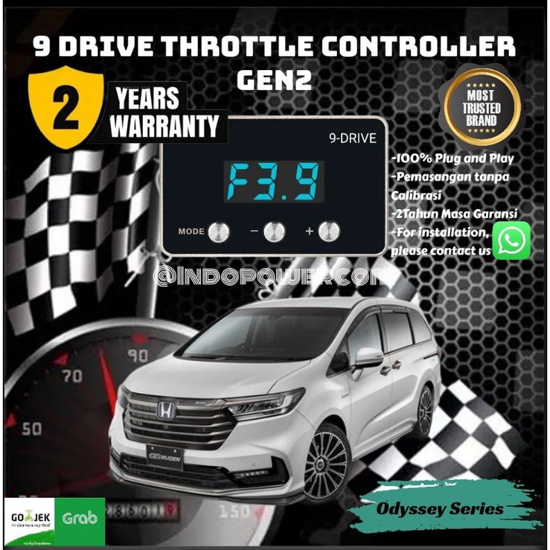 9 Drive Throttle Controller Honda Odyssey Series Remap ECU Piggyback 9Drive
