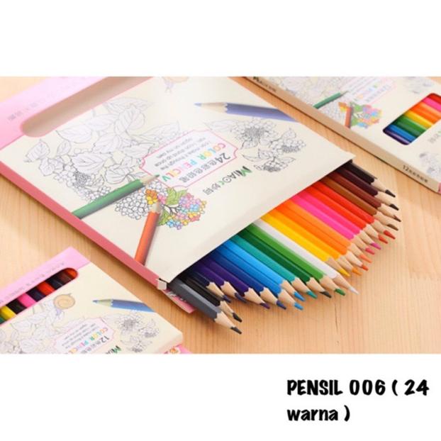 

[KODE DGVSP] PENSIL 006 | PENSIL WARNA KAYU 24 WARNA