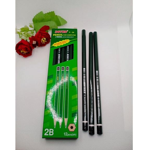 

[LQF91] Pensil 2B Joyko isi 12 pcs Pensil Joyco 2B Original wygkb