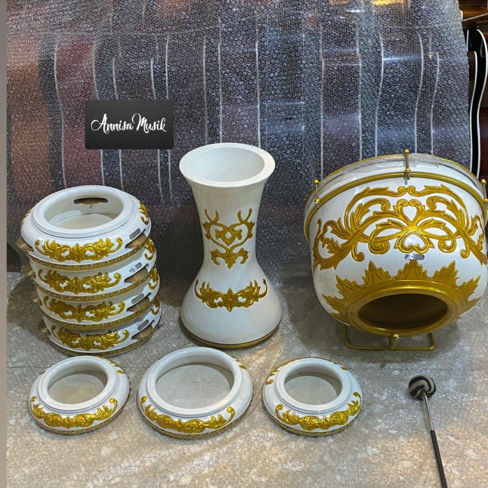 Terlaris Rebana Hadroh Banjari Full Ukir Jepara 1 Set