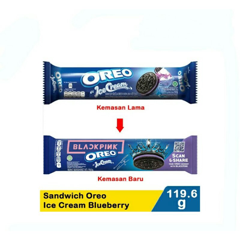 Kraft Sandwich Oreo lce Cream Blueberry119.6G