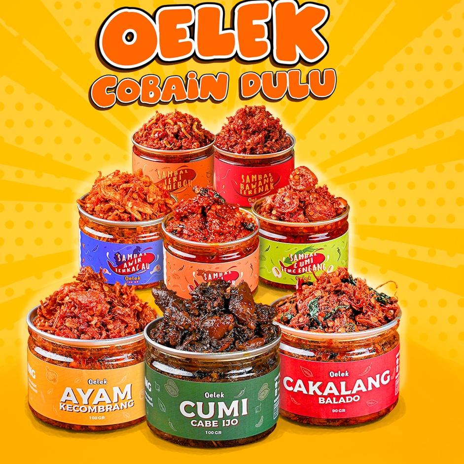 

TERMURAH Oelek Cobain Dulu / Cakalang Balado / Cumi Cabe Ijo / Ayam Kecombrang / Sambal Cumi / Sambel Ayam Suwir / Sambal Sei / Sambal Teri