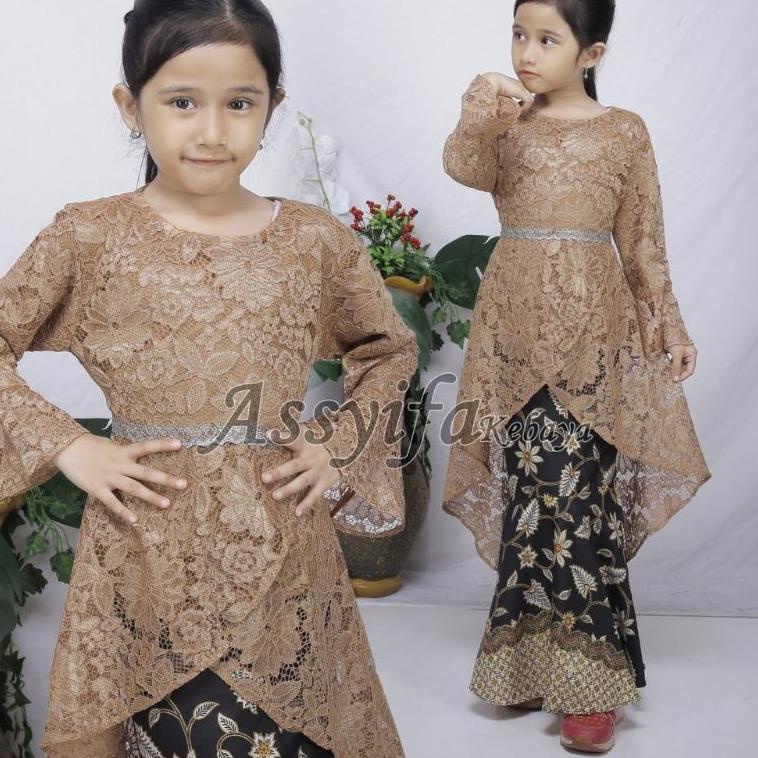 [NEW ARRIVAL ] IndahKebaya | BAJU KEBAYA ANAK 4-12Thn / KEBAYA TUNIK TIARA BROKAT ANAK SD / BAJU ANA