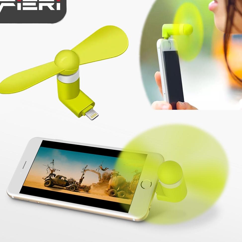 [NEW PRODUCT !!] Fieri Kipas Angin Kecil Mini HP Portable Small Fan Android iPhone [KODE 586]