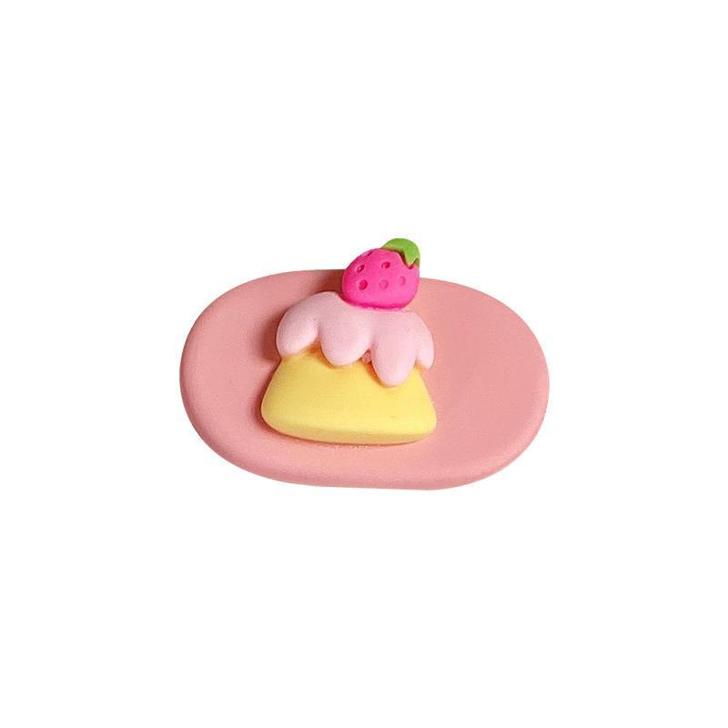 【Bayar di tempat】Jepit Rambut Kartun Piggy Love Oval Hairpin Cute Sweet Student Hairpin