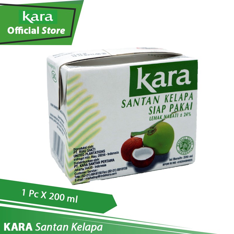

KARA Santan Kelapa (Coconut Cream) 200 ml - 1 Pc
