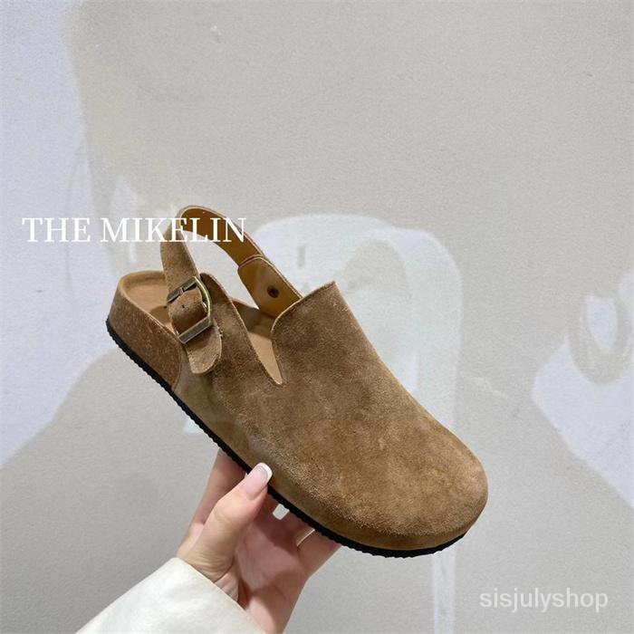 [✅BISA COD] #Sisjuly# Sandal wanita / sepatu wanita kulit antik jempol kaki tebal bawah tebal / sand