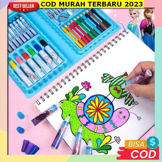 Krayon Anak Set Pengasah Warna Cerah Alat Lukis Hadiah Kado Usia 9 10 11 12 Thn Terbaru 2023 Lengkap