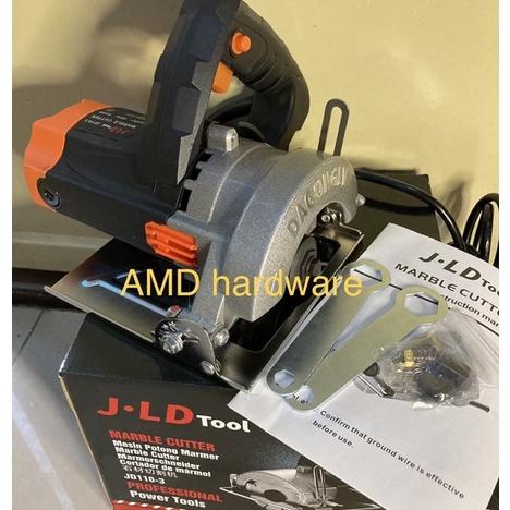 Mesin Potong Kerak Marmer Marble Cutter Diamond Wheel Jld Jd110-3 Listrik 4" Granit