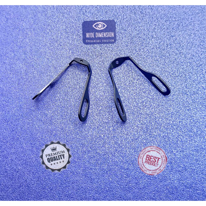 Besi Nosepad Tungkai Kacamata Sport Pad Arm Lock Arms Akar Nose Pad Akar Nosepad Joind Bridge Sporty