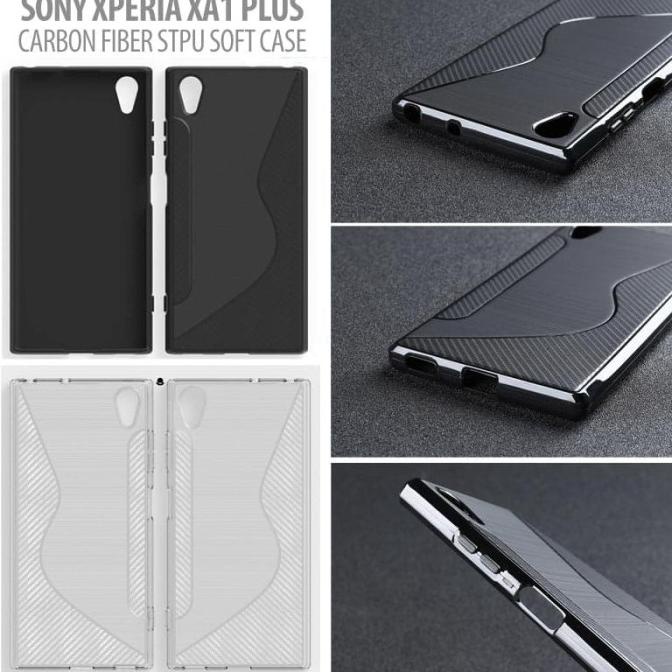 Sony Xperia XA1 Plus Dual / XA1 Plus - Carbon Fiber STPU Soft Case bykailladiv1