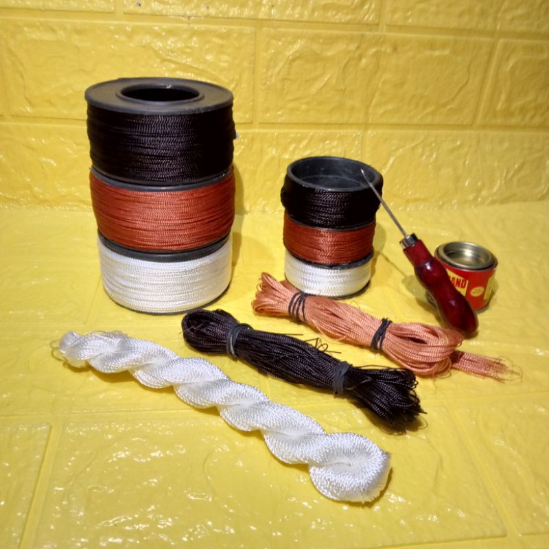 benang gujir sol sepatu dan sofa