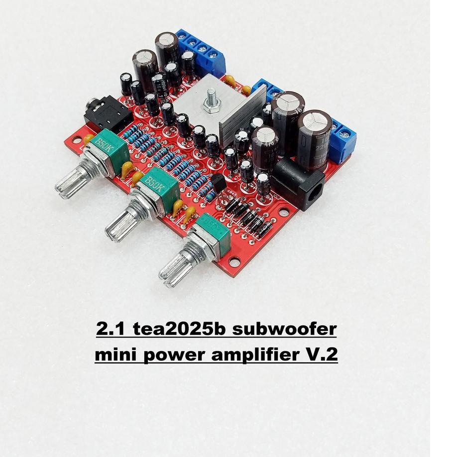 Terbaru ✅⭐ Modul 2.1 TEA2025b Mini Power Amplifier V.2