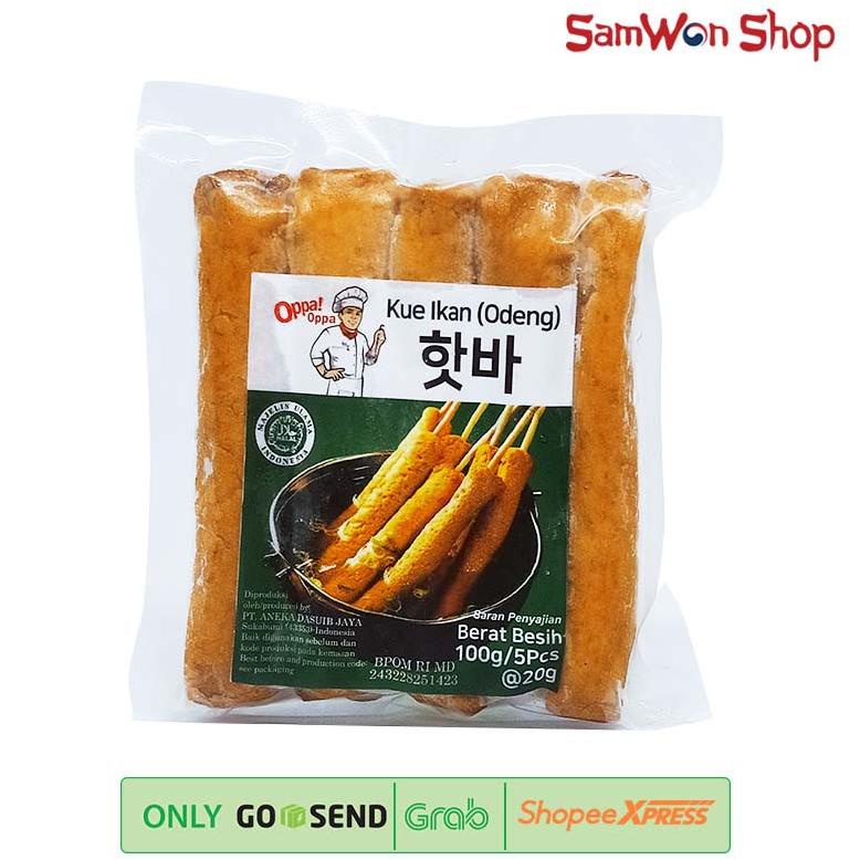 

TERBARU OPPA EOMUK ODENG HOTBAR 100GR - KOREAN FISH CAKE KUE IKAN KHAS KOREA