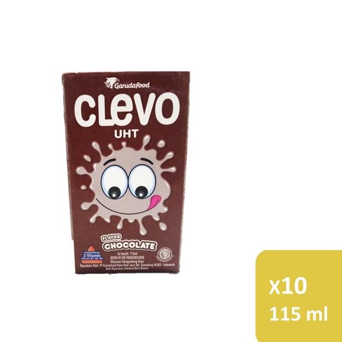 

【MEGA SALE】 Clevo Susu UHT Rasa Coklat 115ml x10