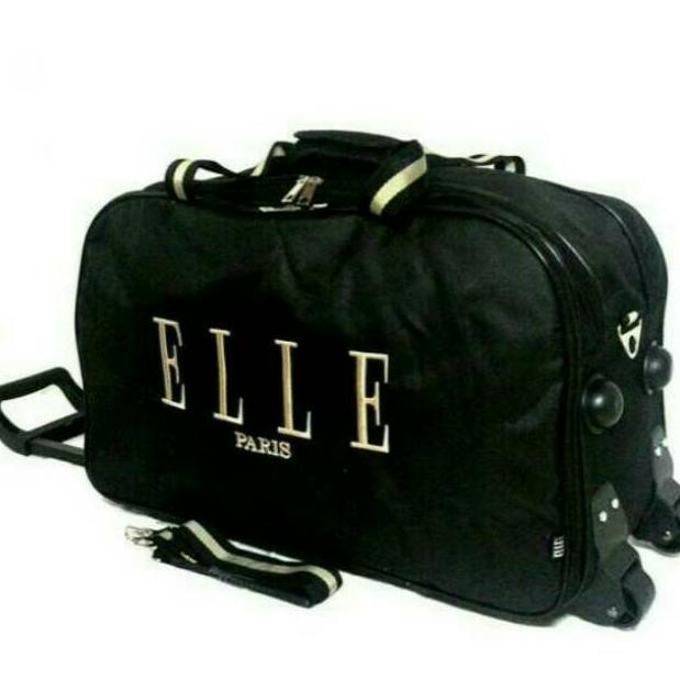 【F⚡ASH SALE✅】 Tas Pakaian Besar Tas Baju Tas Troli Travel Bag Jumbo Multifungsi Trolly Hitam Trolley