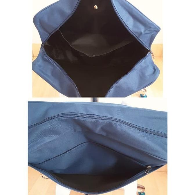 tas sekolah jepang japan school bag navy blue cosplay tas bahu jinjing