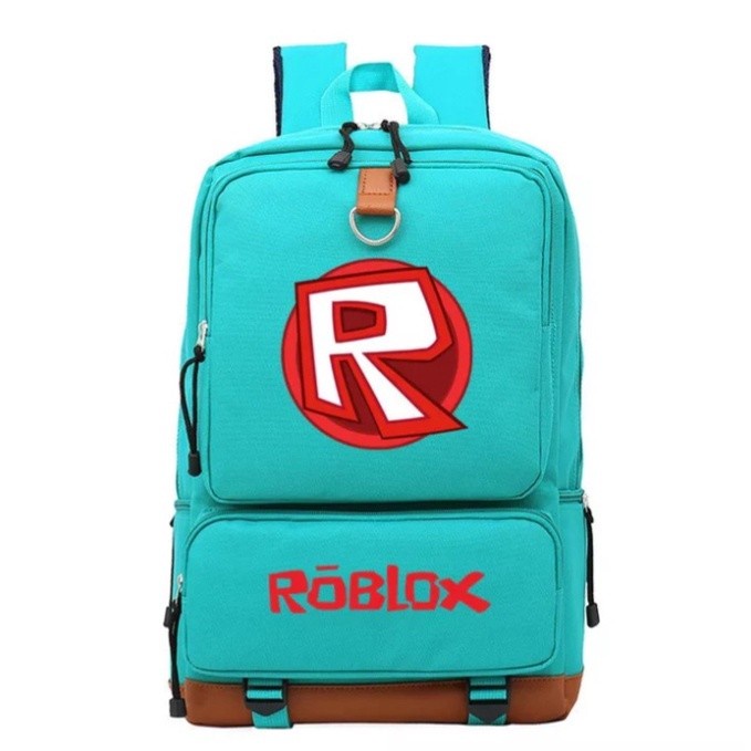 Tas Ransel Roblox Tk Sd Smp Biru Muda Z0N0 Awet Bahan Tebal Kuat Lucu aesthetic Model Terbaru untuk 