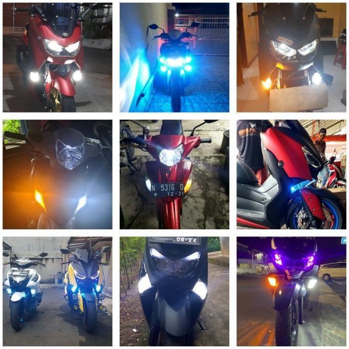 Lampu Led T10 Luminos 2 Mode Senja Plus Sein Untuk Semua Motor