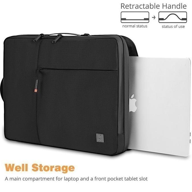 WIWU Tas Laptop 14 Inch Alpha DOUBLE LAYER SLEEVE Bag