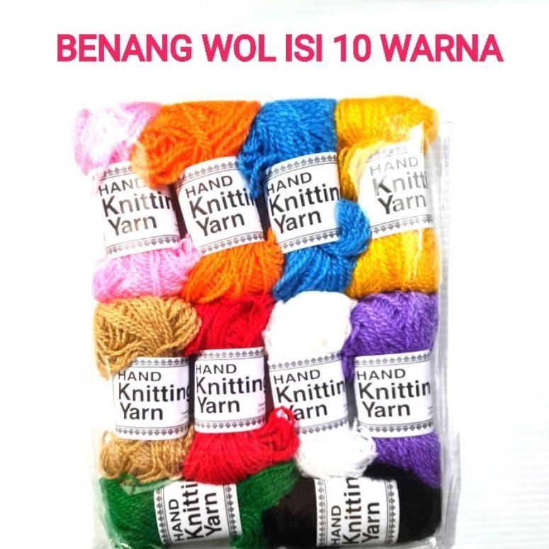 

[KM0] Benang Rajut Wol Isi 10 Rol 5484