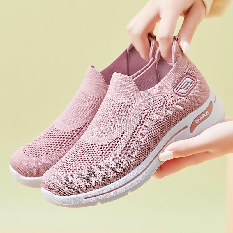 TOPGROSIR LV0279 Sepatu Slip On Wanita Import Sport Shoes Sepatu Sport Rajut Wanita Sepatu Sneakers 