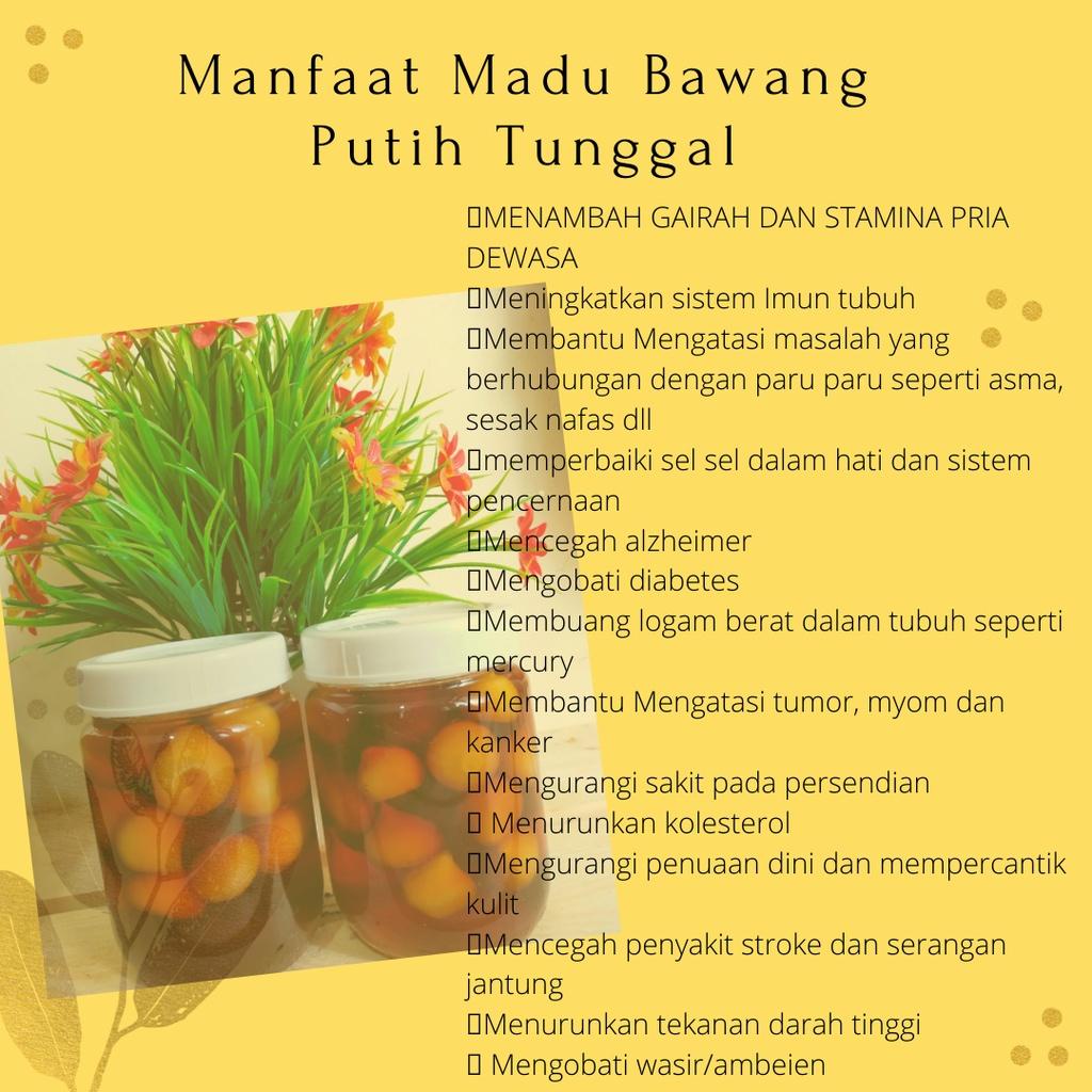

MADU BAWANG PUTIH TUNGGAL LANANG 500GR [ TERLARIS BERKUALITAS ]