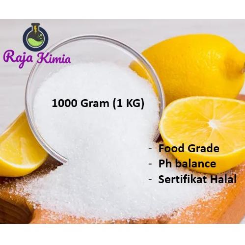 

[GKF] CITRIC MONOHYDRATE/ CITRUN / SITRAT - 1 KG Stok Banyak ̿¯