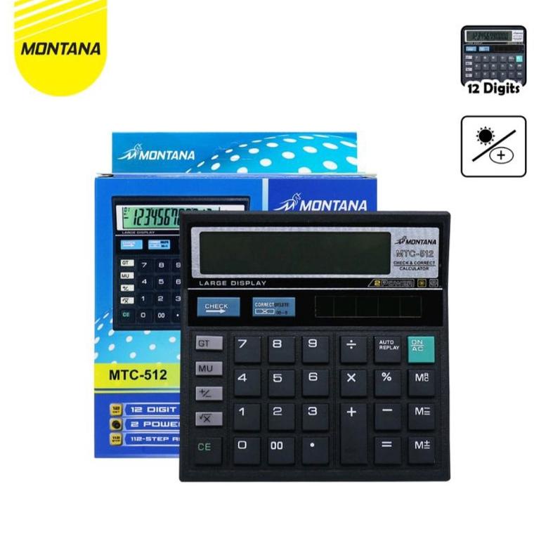 

Kalkulator Ct512 12 Digit Tenaga Surya / Alat Hitung