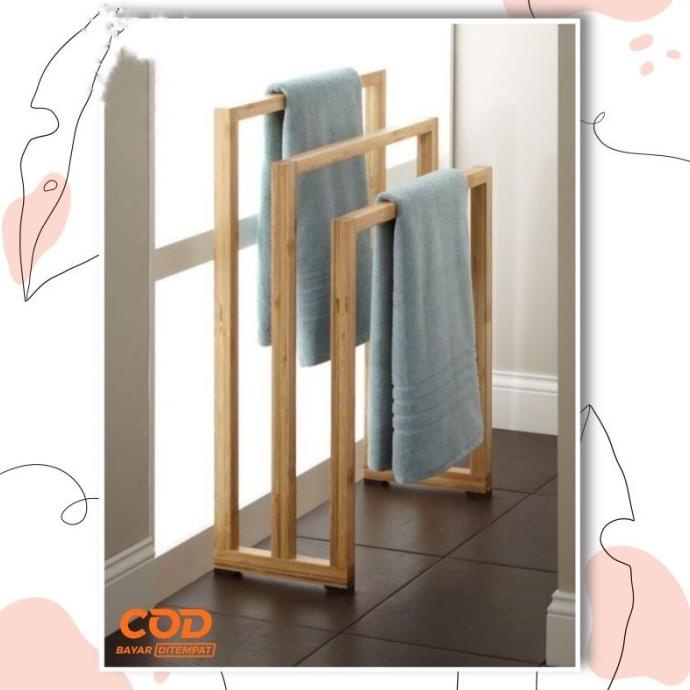 rak handuk kayu sajadah / rak mukena / rak pakaian