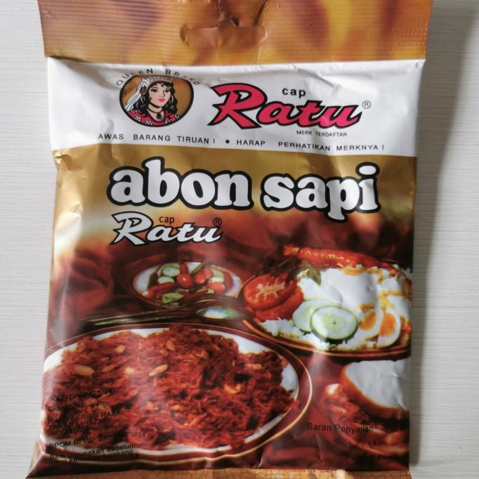 

Abon Sapi Cap Ratu kemasan 90gr