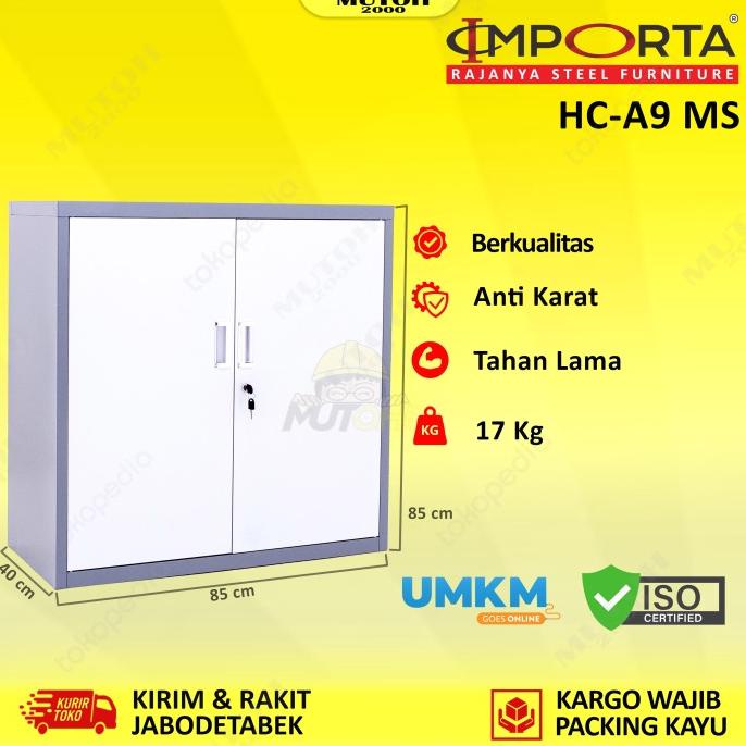 

Big Sale Importa Hc-A9 Bt Ms Lemari Arsip Besi Pintu Swing Plat Pendek Pengiriman Cepat