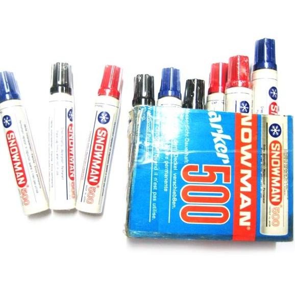 

[TERMURAH !!] SPIDOL SNOWMAN 500 JUMBO / SNOWMAN MARKER JUMBO 500 / JUMBO / 500 [KODE 37]