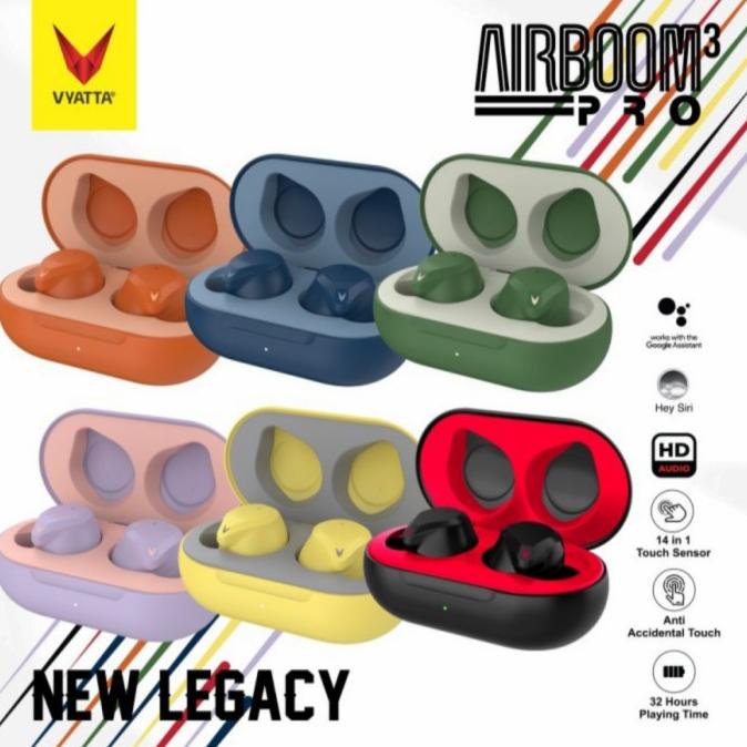 Terbaru Vyatta Airboom Pro 3 Tws Bluetooth Headset