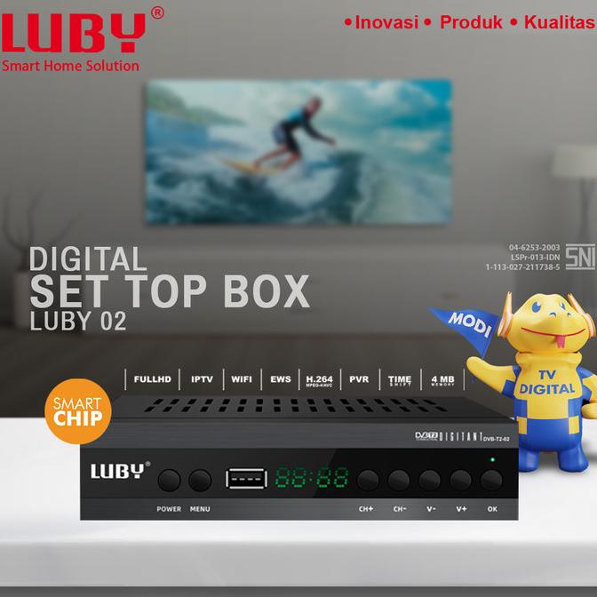 Luby Set Top Box Luby Dvb-T2-02