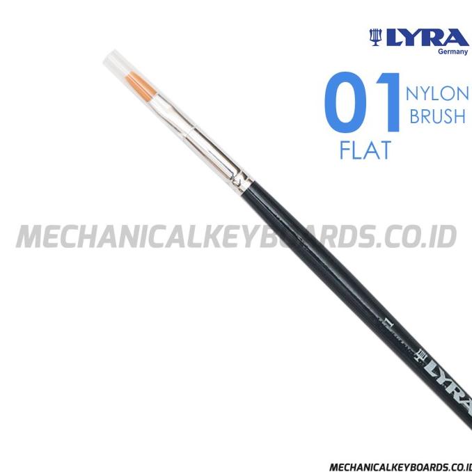 

Kuas Lyra Giotto Taklon - Keyboard Lubing Brush (Flat No. 1)