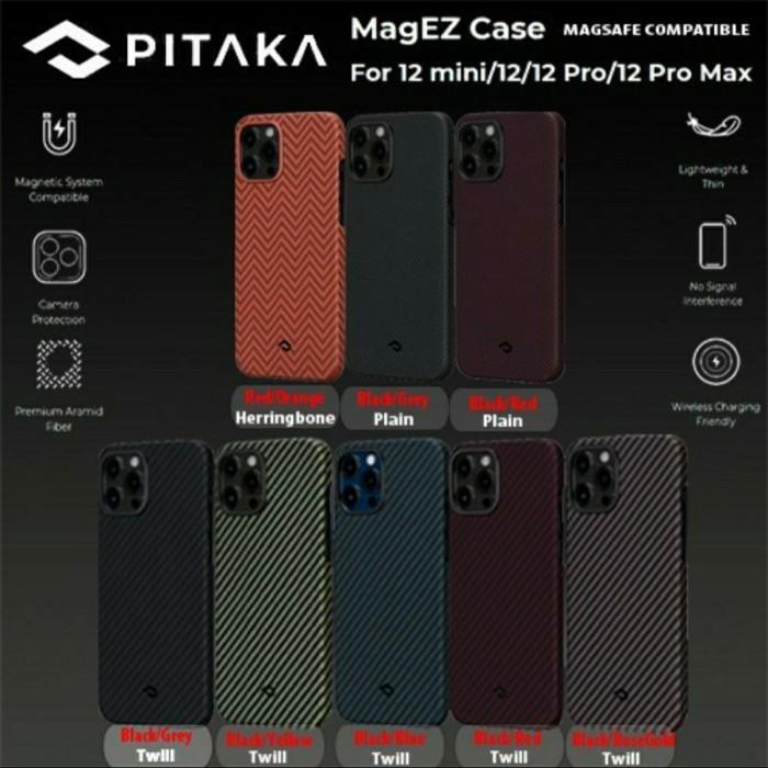 Pitaka Magez Real Carbon Slim Case Iphone 12 Pro Max / Pro / 12 Mini