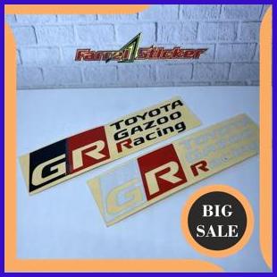 

Stiker GR sport sticker Toyota Gazoo Racing 8cm reflektif cutting Z80