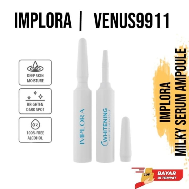 IMPLORA WHITENING MILKY SERUM AMPOULE