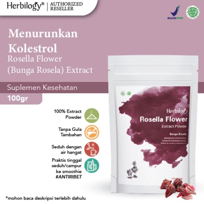 

Ready oke] Rosella Extract Powder ( Bunga Rosela Bubuk ) 100 gr