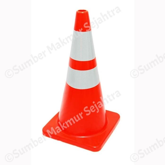 Terlaris Traffic Cone Rubber / Kerucut Parkir Karet Ns