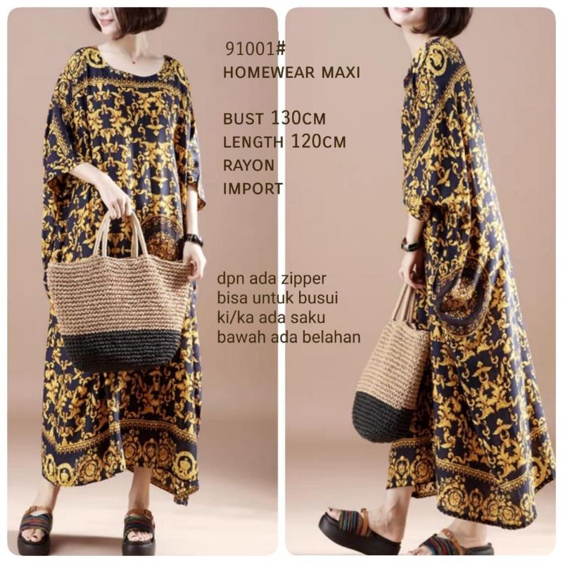 MDLV ~ 91001# Homewear Maxi Oversize