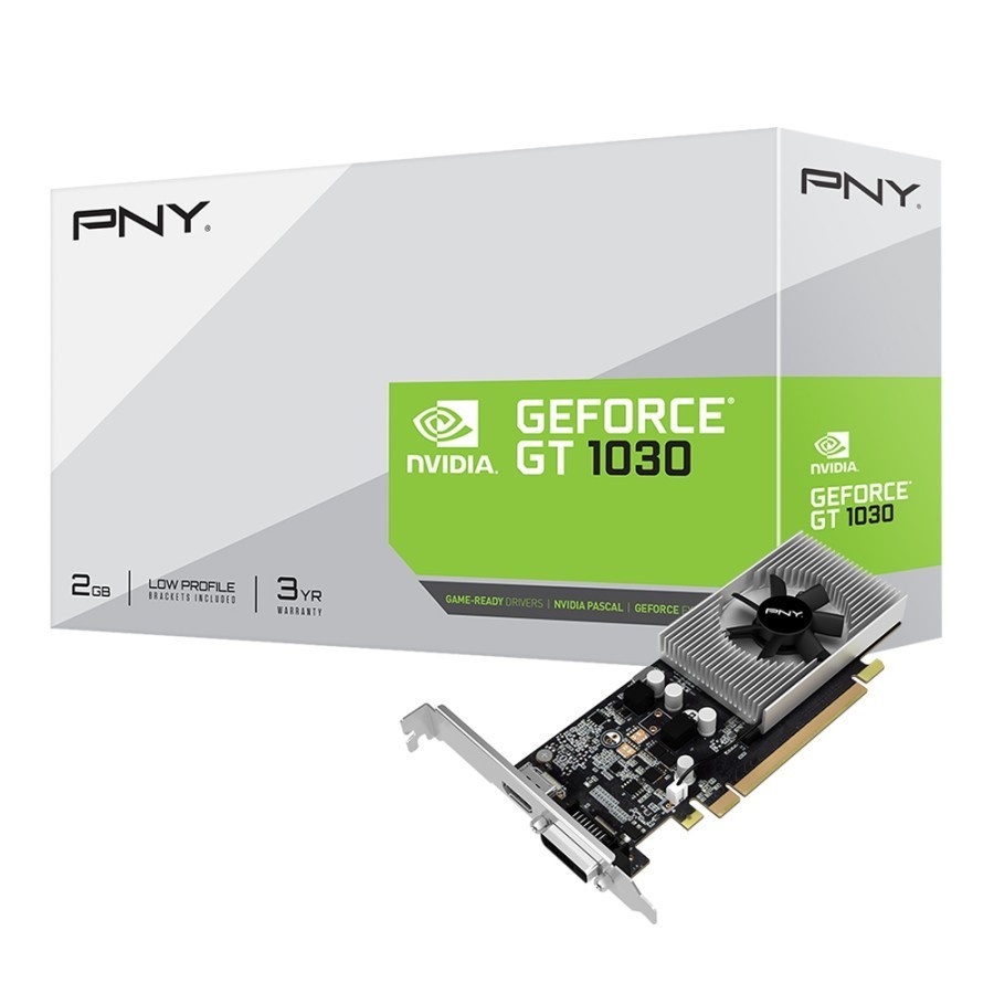 PNY GeForce GT 1030 2GB DDR4 LP VGA Graphics Card